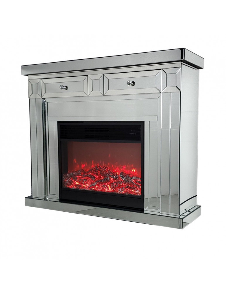 Azra sfeerhaard spiegelglas Transparant