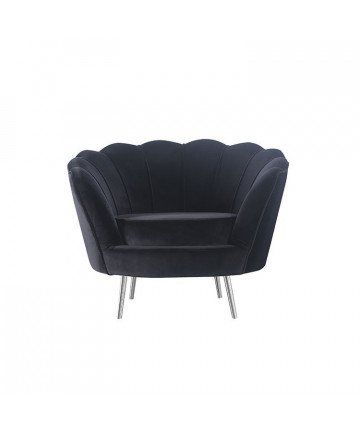 BERGAMO FAUTEUIL MAT ZWART