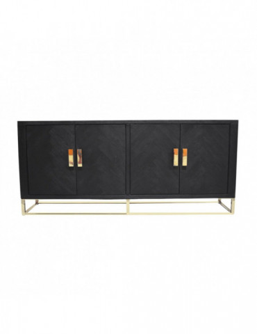Dressoir Bonito zwart goud