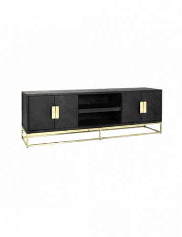 Tv meubel black bonito visgraat Goud
