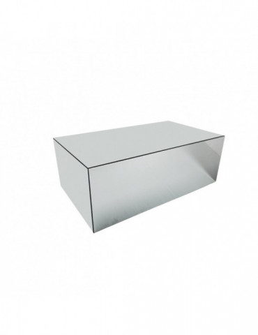 AJLA tafel 120x70 transparant spiegelglas