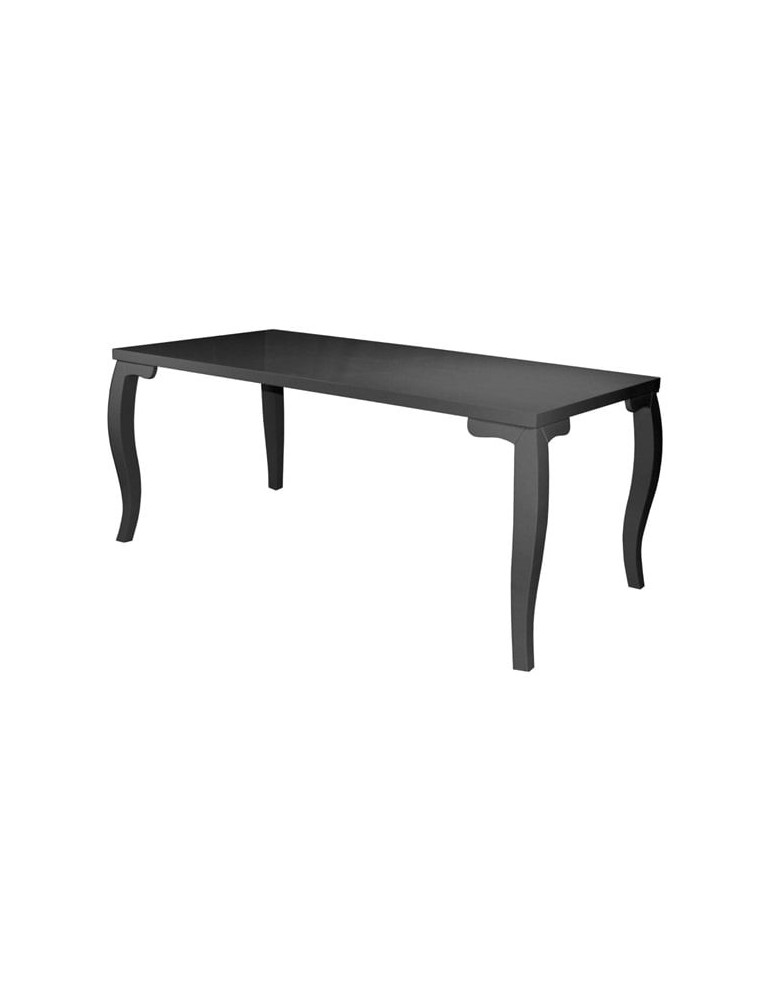 Eettafel barok zwart 180x90
