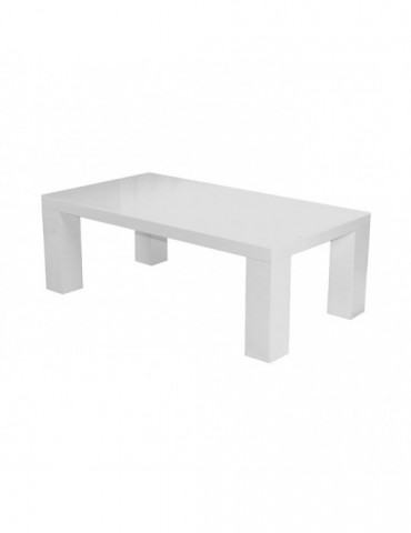 Salontafel Flayer hoogglans wit 130x70x45