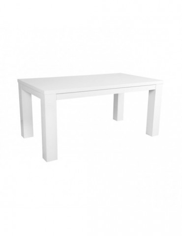 Eettafel Flayer hoogglans wit 160x90x76