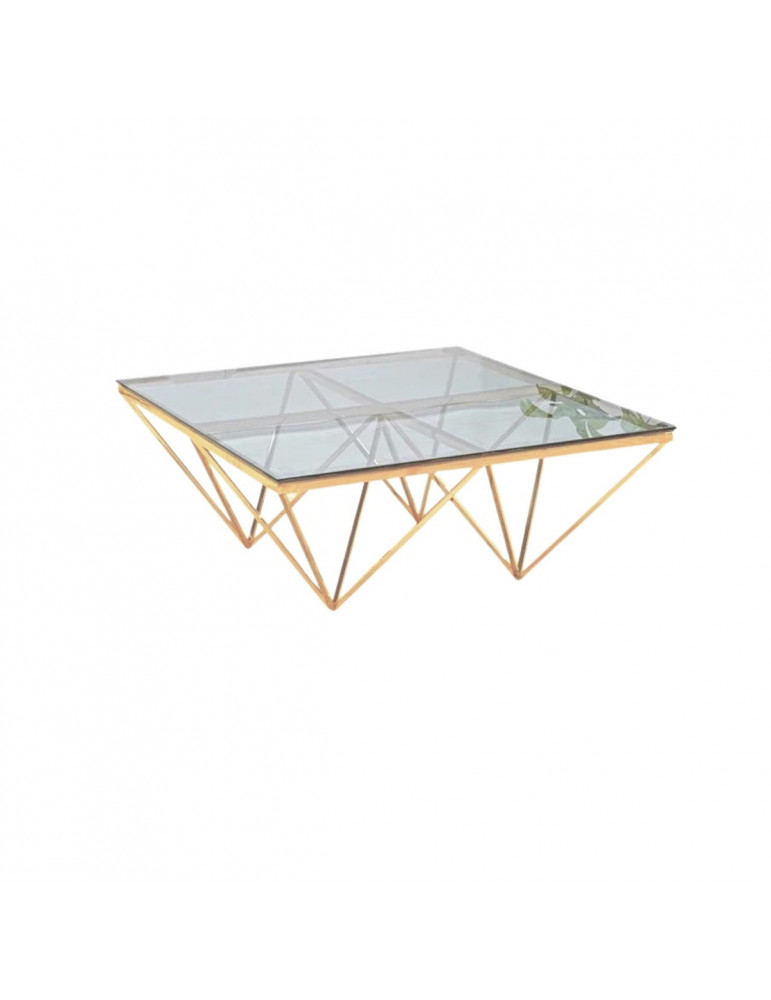 Salontafel Pera Goud 100x100