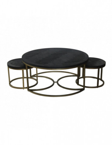 Salontafel Tress Bonito Visgraat Goud