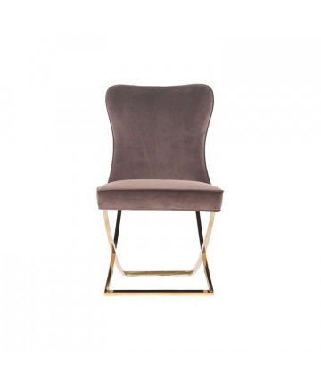 ANDRIA EETKAMERSTOEL GOUD | BRUIN