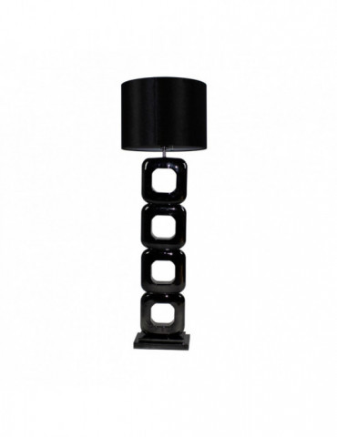 VLOERLAMP KARE QL10411 (4 ORBITS) ZWART