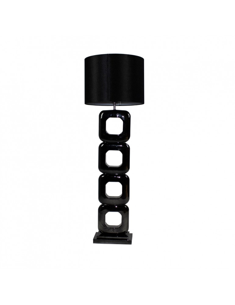 VLOERLAMP KARE QL10411 (4 ORBITS) ZWART