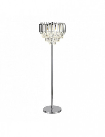 VLOERLAMP QL10623 SH40 ZILVER