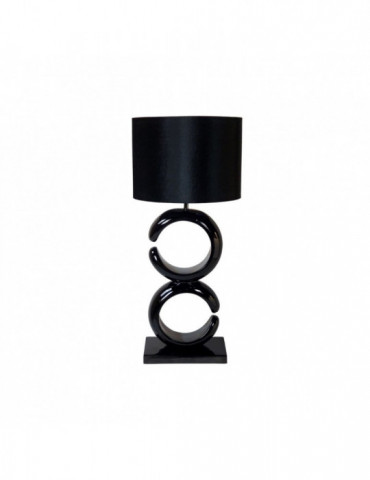 TAFELLAMP HILAL QL10401 (2 ORBITS) ZWART