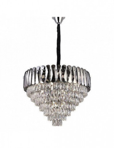 PLAFONDLAMP QL10601 SH-2049/600 ZILVER