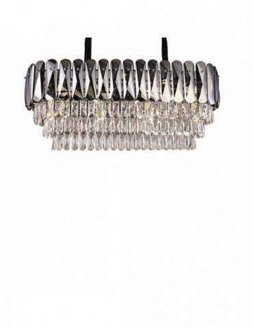 PLAFONDLAMP QL10602 SH-2049-900/400 ZILVER