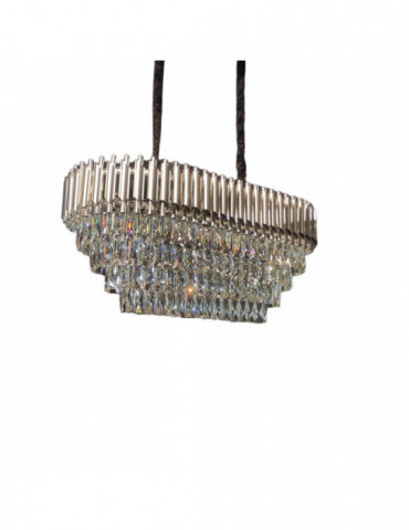 PLAFONDLAMP QL10605 SH-2040-900/400 ZILVER (QL1502)