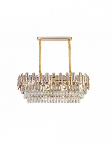 PLAFONDLAMP QL10614 SH2082/900*400 GOUD