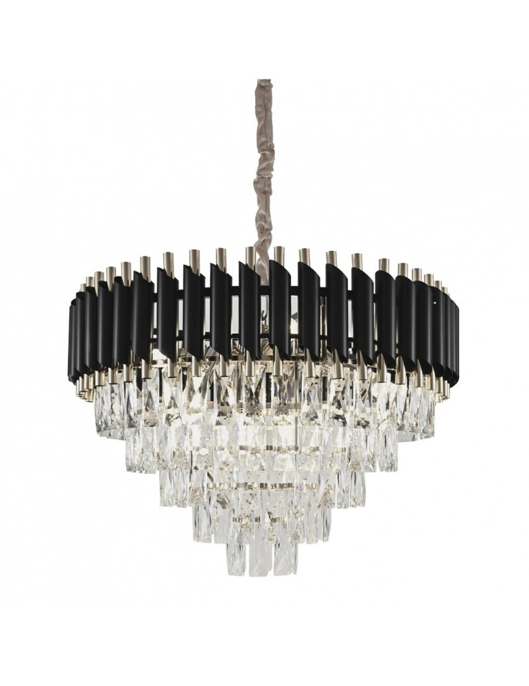 PLAFONDLAMP ZWART/ZILVER QL1501