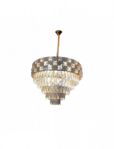PLAFONDLAMP OVAAL GOUD QL1203