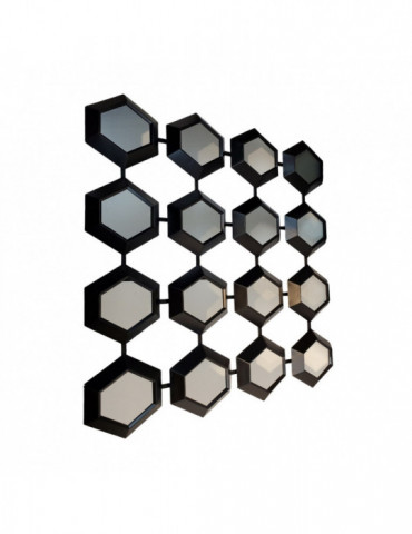 SPIEGEL DAMLA KARE 120x120x5 BLACK