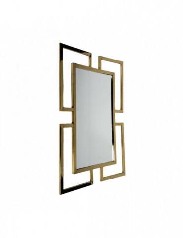 SPIEGEL TRIANGLE 120x80x2 GOLD FRAME