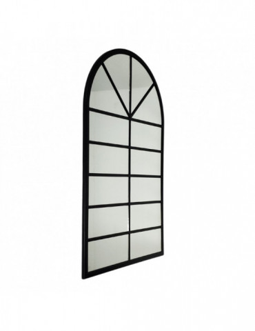 SPIEGEL INDUSTRIAL 180x90 MDF FRAME BLACK (NARROW)