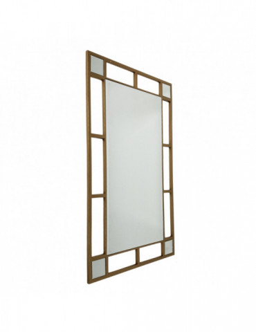 SPIEGEL INDUSTRIAL 180x90 METAL FRAME GOLD