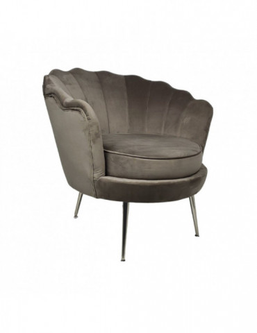 Stoel Elmas Taupe/Zilver