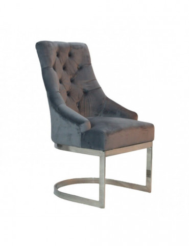 Stoel Knot Grijs/Zilver