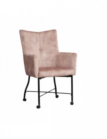 Stoel Papatya Taupe/Zwart