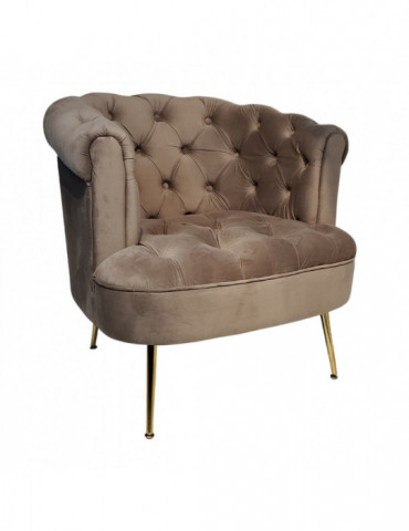 Fauteuil Boron Bruin