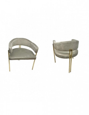 Stoel Newa Creme/Goud