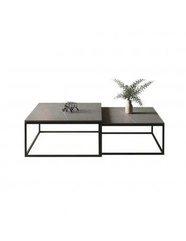 SASY CT BLACK 90/80 + MATT GREY SINTER STONE