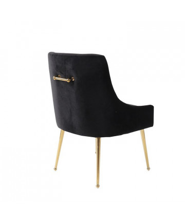 PARMA EETKAMERSTOEL GOUD | ZWART