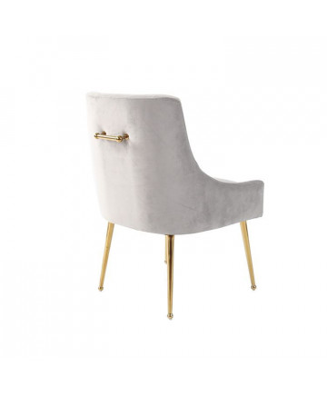 PARMA EETKAMERSTOEL GOUD | LICHTGRIJS