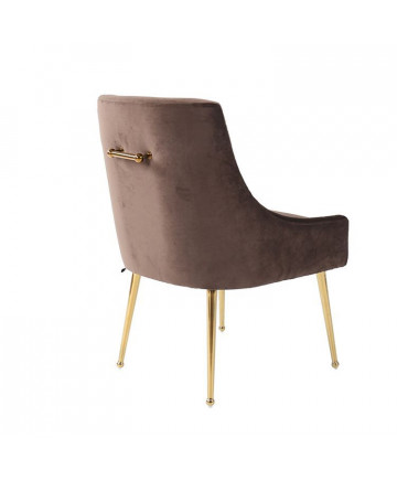 PARMA EETKAMERSTOEL GOUD | BRUIN