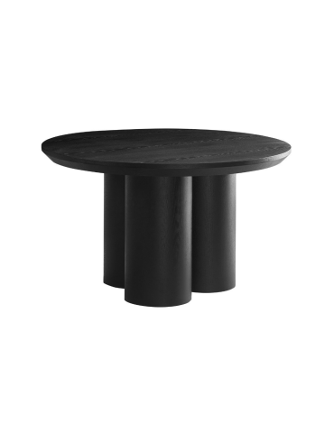 ROYAL DINNING TABLE 130 Ø + BLACK