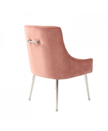 PARMA EETKAMERSTOEL ZILVER| ROZE