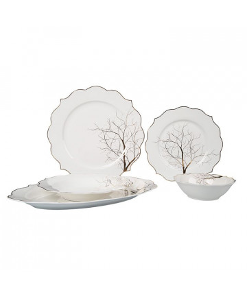 BRICARD BRON FOREST DINNER SET | GOUD