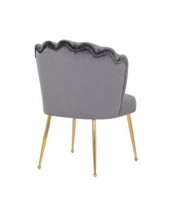 SCHELP EETKAMERSTOEL GOUD|GRIJS