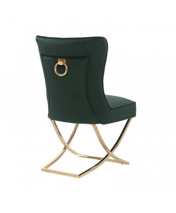 OXFORD EETKAMERSTOEL GOUD | GROEN