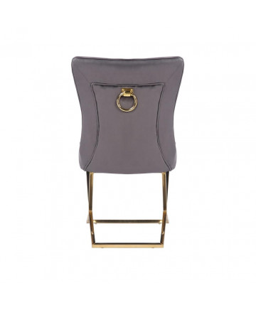 OXFORD EETKAMERSTOEL GOUD| GRIJS