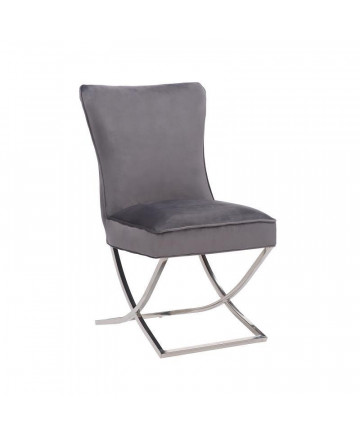 OXFORD EETKAMERSTOEL ZILVER| GRIJS