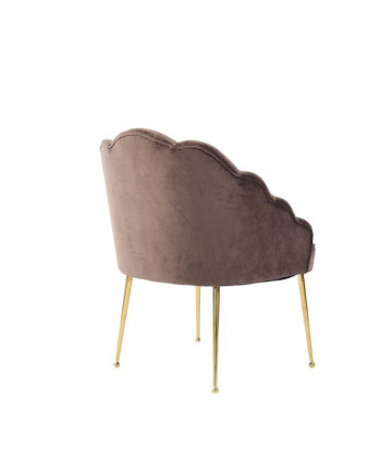 EMILLIA EETKAMERSTOEL GOUD | BRUIN