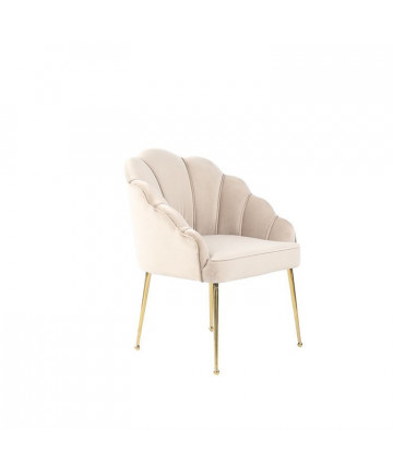EMILLIA EETKAMERSTOEL GOUD|TAUPE