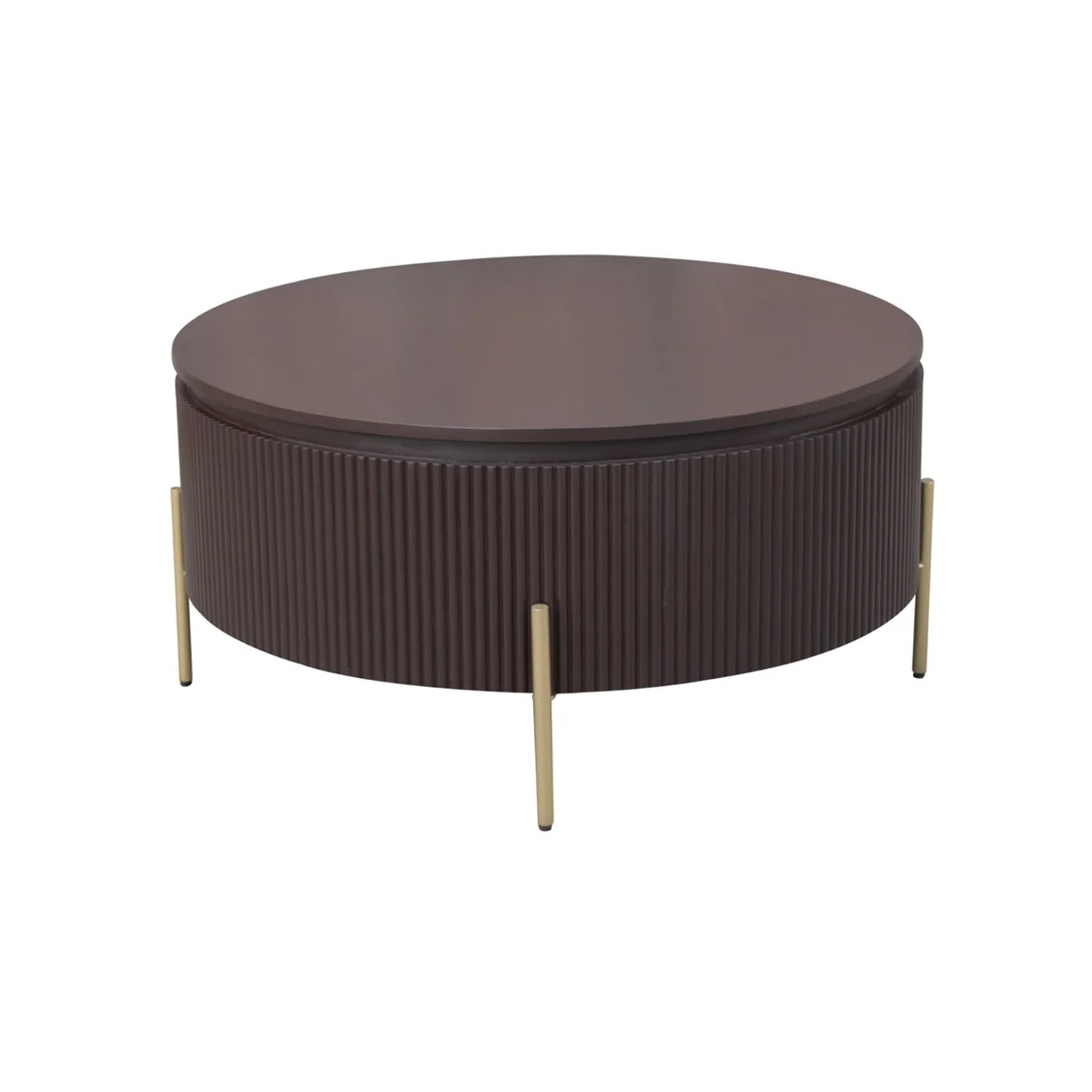 ELIZA CT GOLD 90X90X45 Ø BLACK