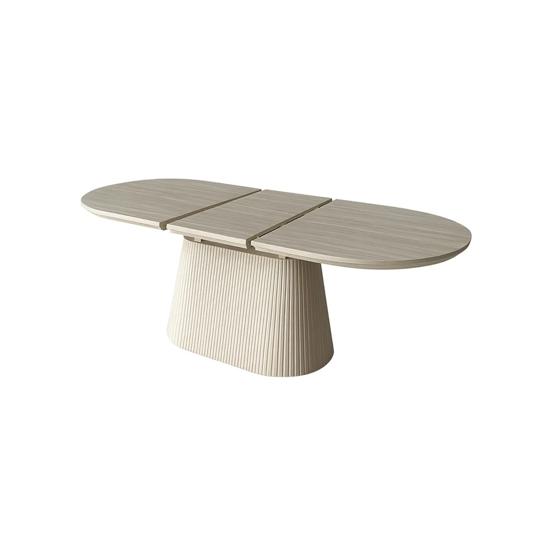 Kimberly uitschuifbare eettafel | Flintstone fineer | 160/200 × 90 cm