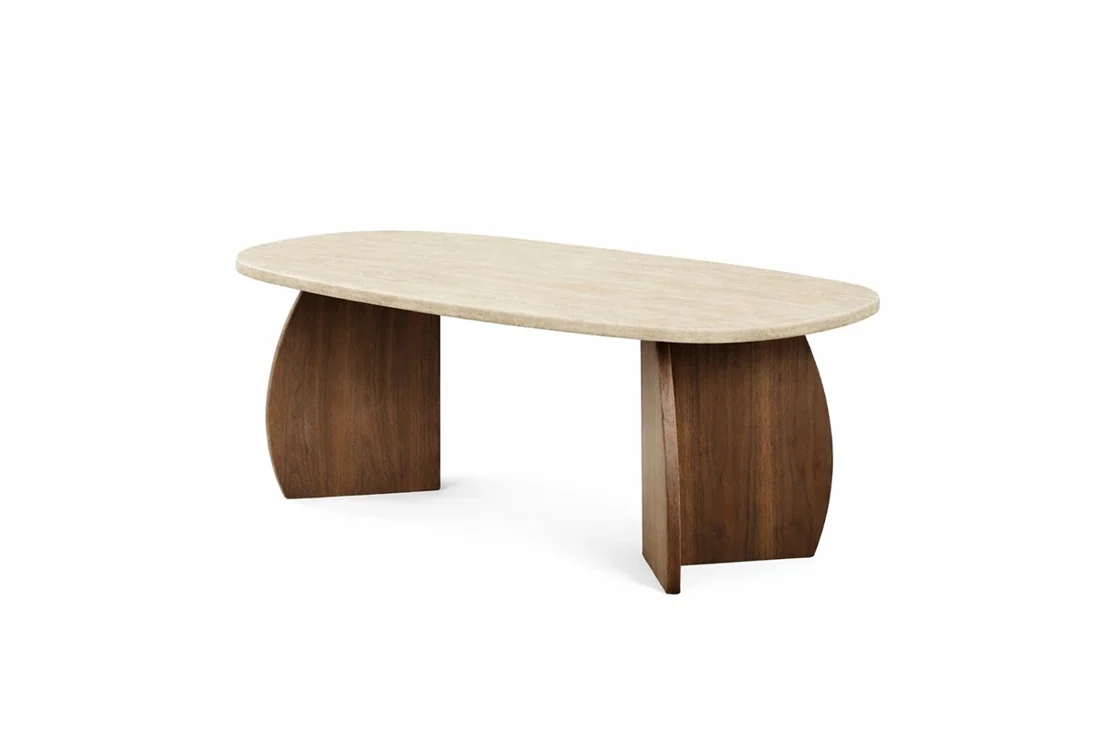 Monza eettafel | Bruin | 220 × 110 cm
