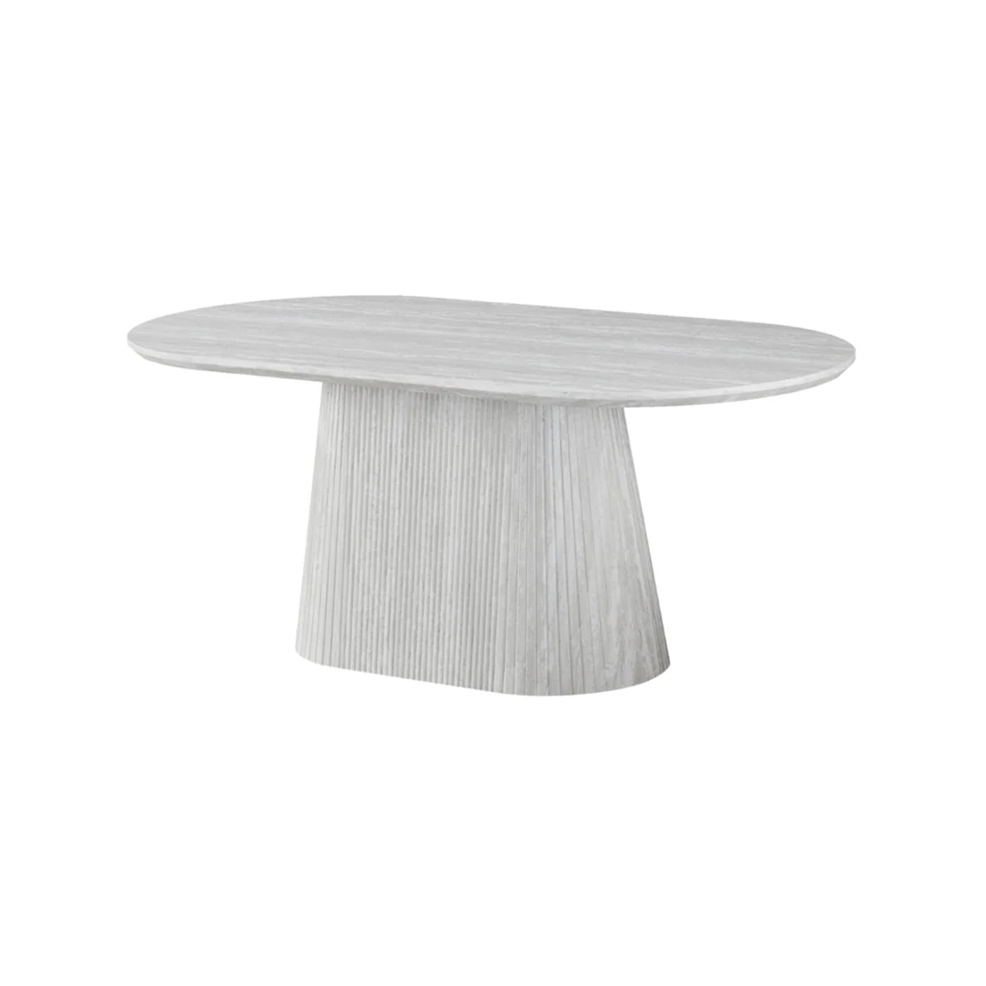 Avanos eettafel | Lichtbeige fineer | 180 × 90 cm