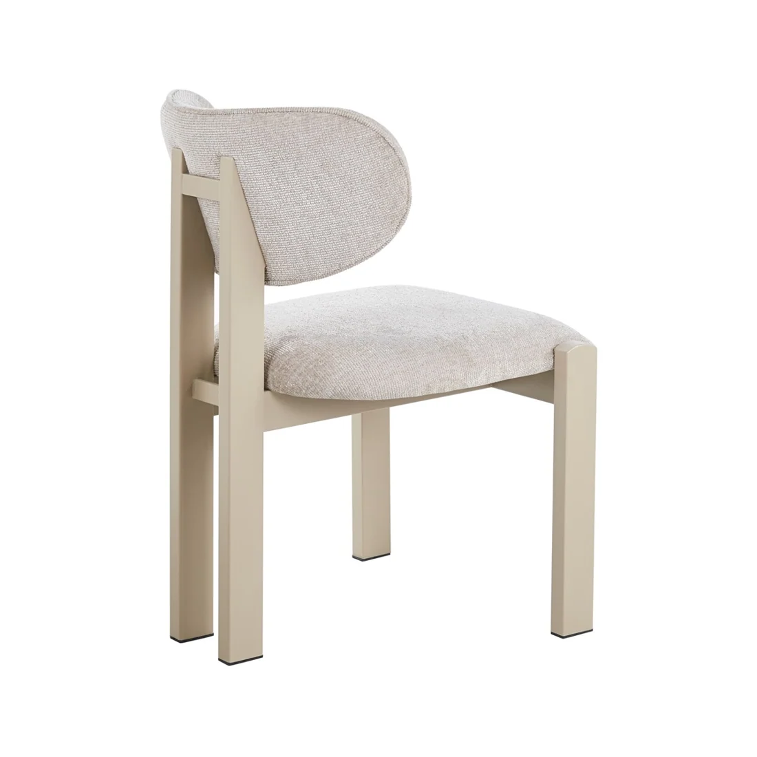 Desirey eetkamerstoel | Beige | Poot beige