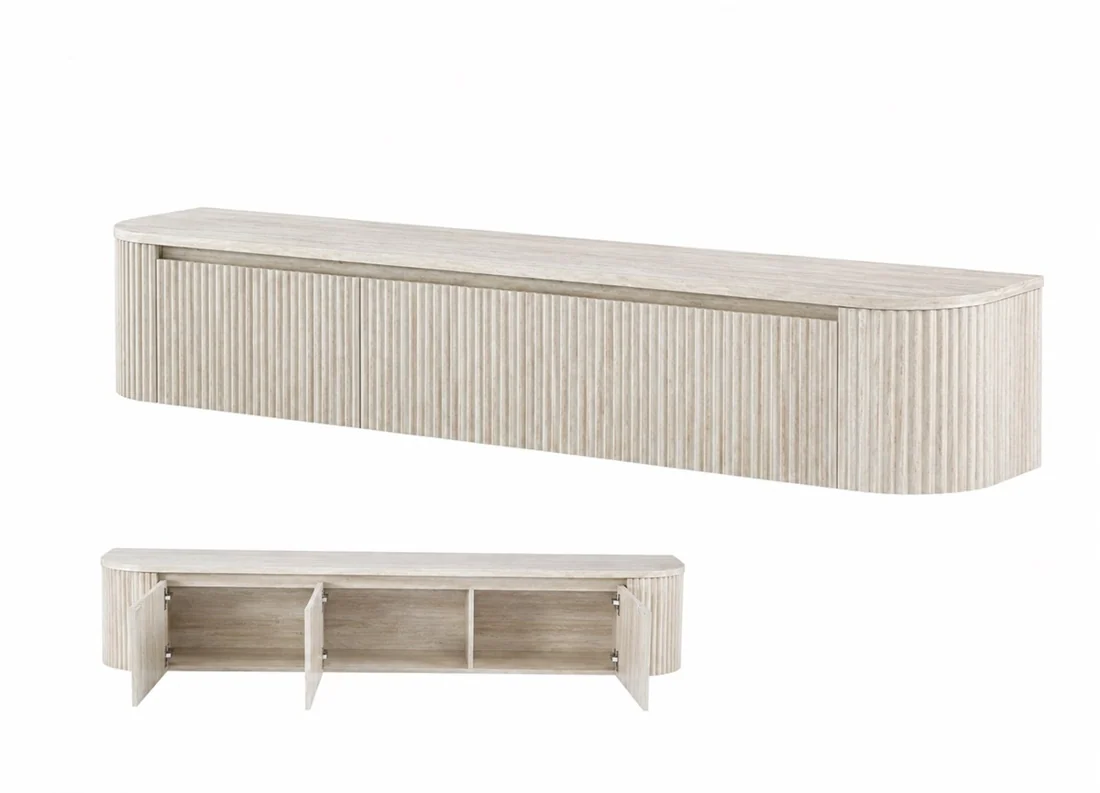 TAKSIM WALL CABINET FLINTSTON CNC 3 DOORS 200X40X35