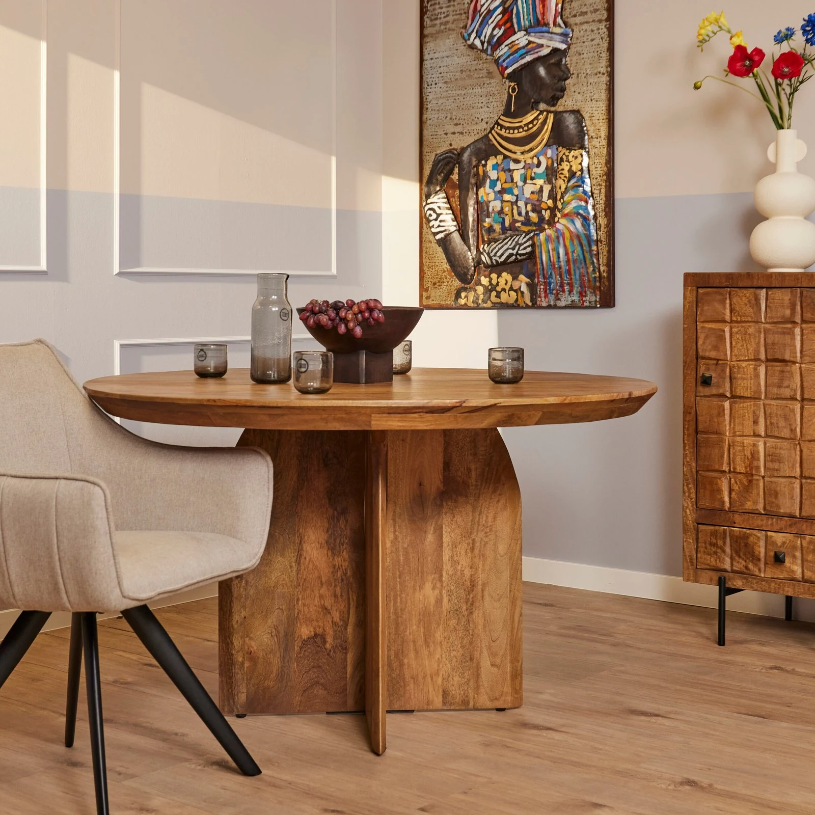 Tense eettafel | 130 cm rond